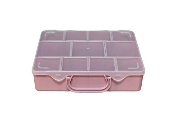 Producto - Maletín Organizador 11 divisiones Rosa Viejo