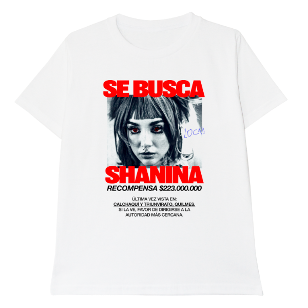 Producto - Remera Se Busca Shanina - Maria Becerra