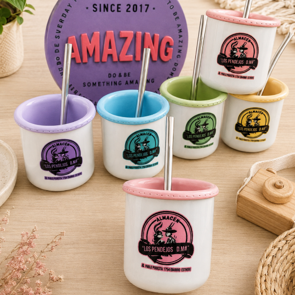 Producto - Mate con Bombilla autolimpiante Personalizado - 0