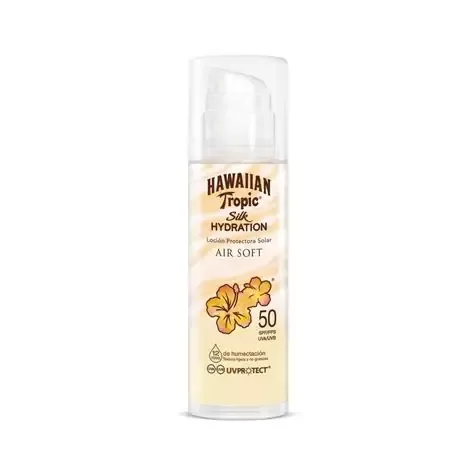Producto - PROTECTOR SOLAR HAWAIIAN TROPIC - SILK HYDRATION AIR SOFT - LOCION FPS 50+ 150ML