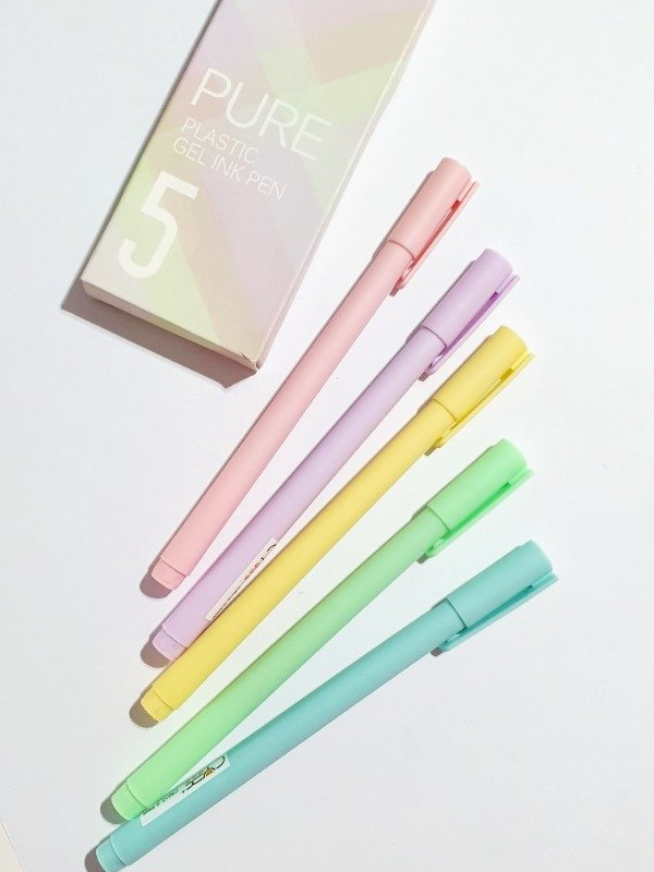 Producto - Birome Gel Color Pastel x5