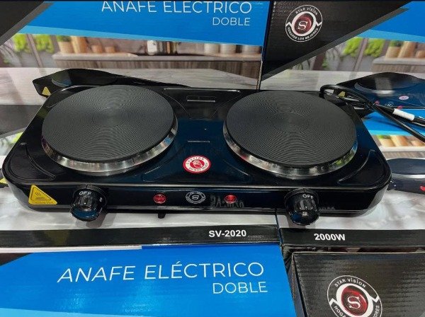 Producto - ANAFE ELECTRICO DOBLE HORNALLA STAR VISION