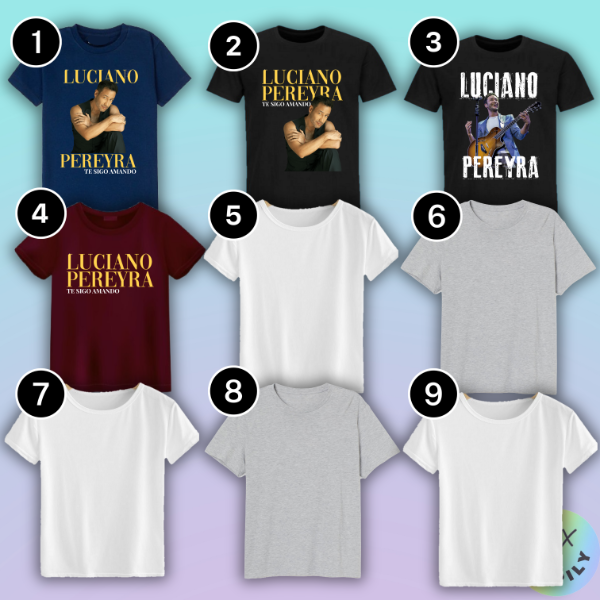 Producto - Remeras Luciano Pereyra #1 (Varios modelos)