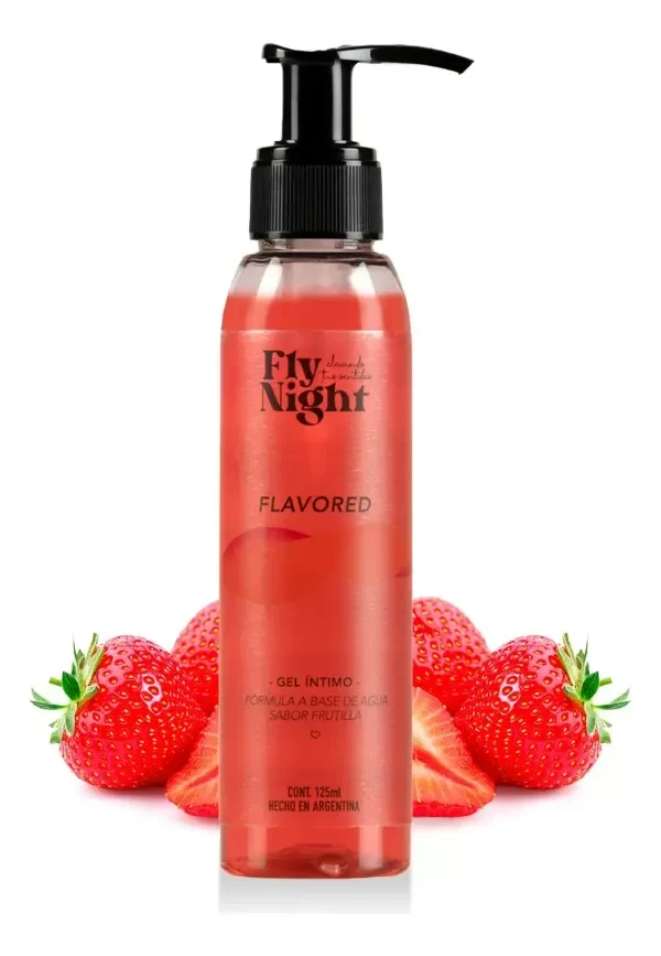 Producto - GEL LUBRICANTE FLY NIGHT FLAVOURED FRUTILLA