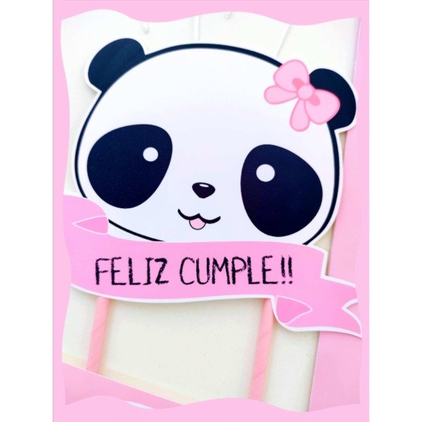Producto - Topper Torta Panda