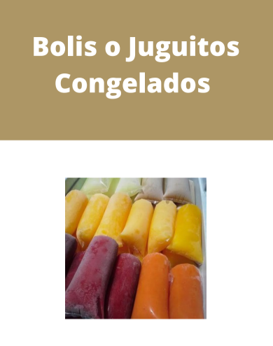 Producto - Bolis o Juguitos Congelados