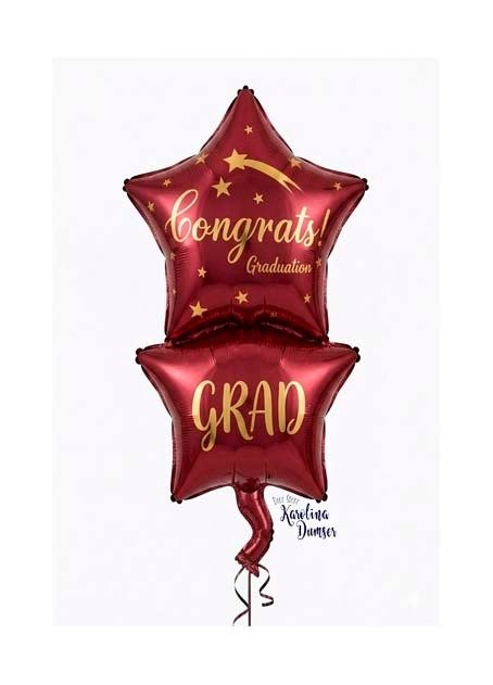 Producto - Set de Globos Mi Promoción Bordó/Dorado Deco Party . 68 Art - 2