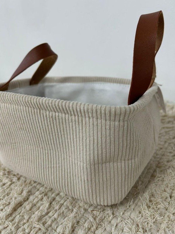 Producto - Cestito PERUGIA corderoy+manija