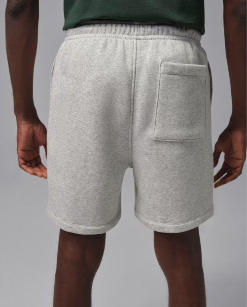 Producto - Jordan Brooklyn Short Gris Claro con Logo Blanco - 2