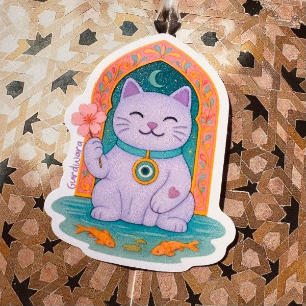 Producto - Sticker Mini Maneki Relieve