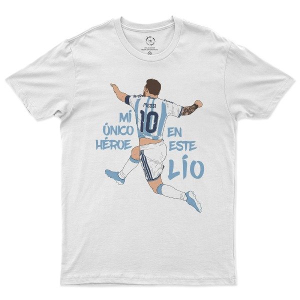 Producto - Remera "Lionel Messi" Héroe en este Lio - 2