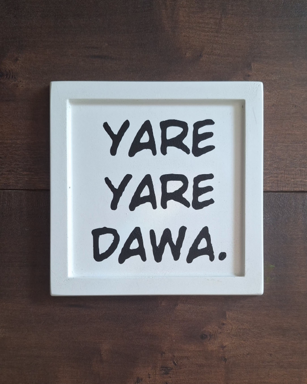 Producto - Bandeja Cuadrada JoJo Yare Yare Dawa