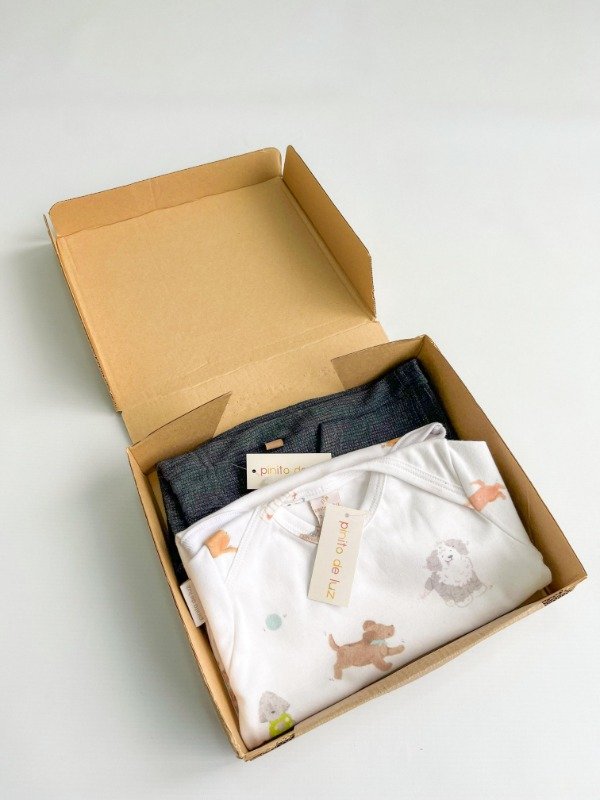 Producto - BOX BODY Y BERMUDA NEGRA 12 A 18 MESES