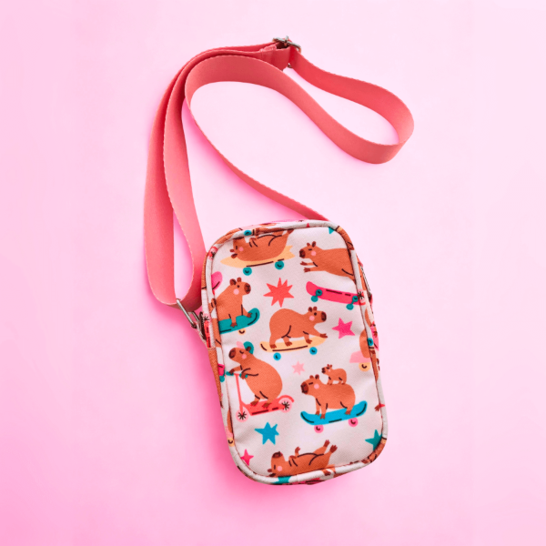 Producto - Bandolera Portacelular Capibaras