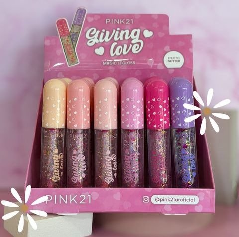 Producto - Caja 12 lipgloss Pink 21 new