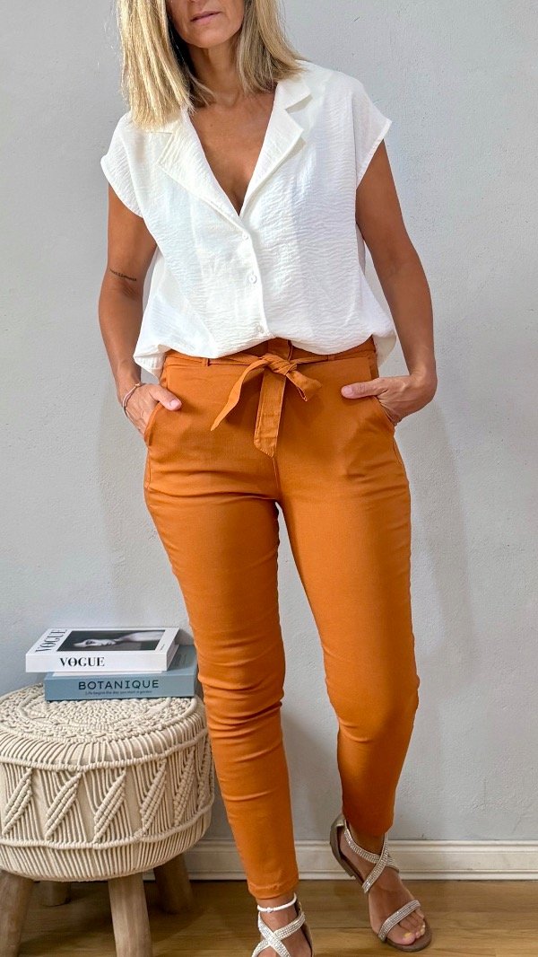 Producto - Pantalón Babucha Alma Lazo Ladrillo - 6