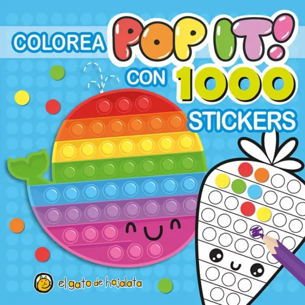 Producto - COLOREA POP IT CON 1000 STICKERS