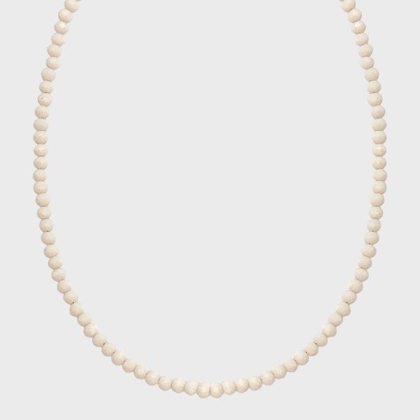 Producto - Collar de cristal checo y acero quirúrgico - 4mm - Nude