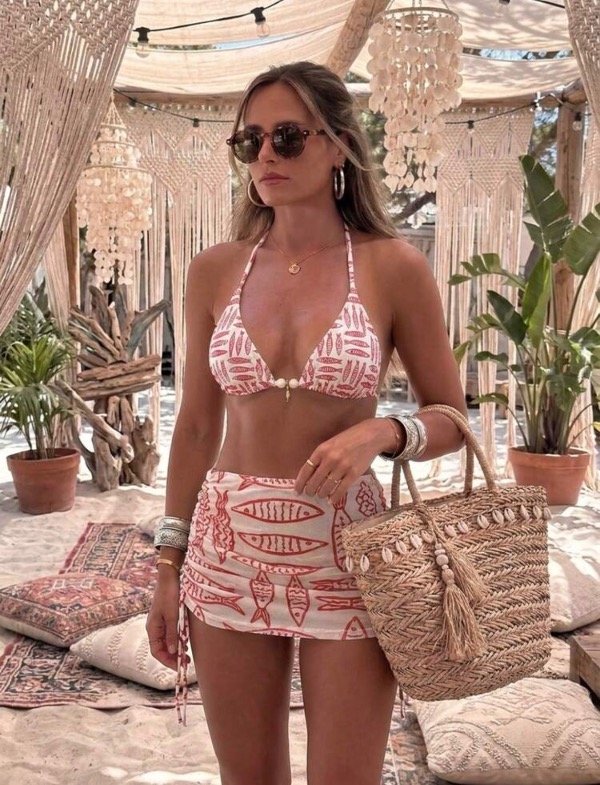 Producto - Bikini Ocean set x 3 blanco y rojo - 0