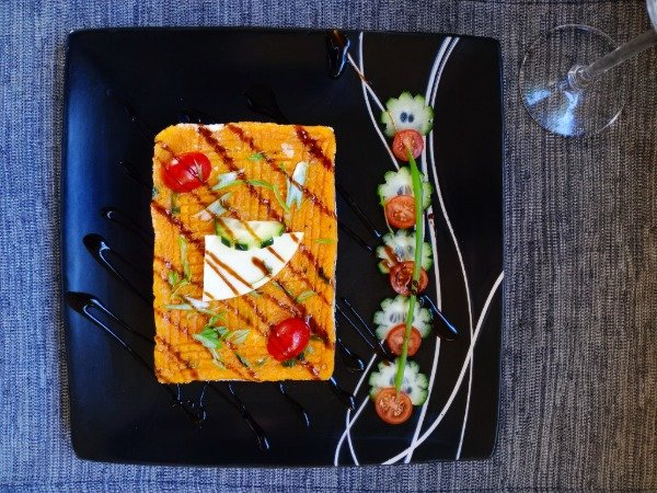 Producto - Pastel Tricolor (acelga, ricota y calabaza)