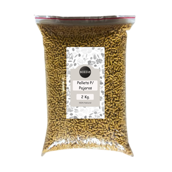 Producto - Alimento Pellets para Pajaros x 2 Kg Distribuidora Boedo