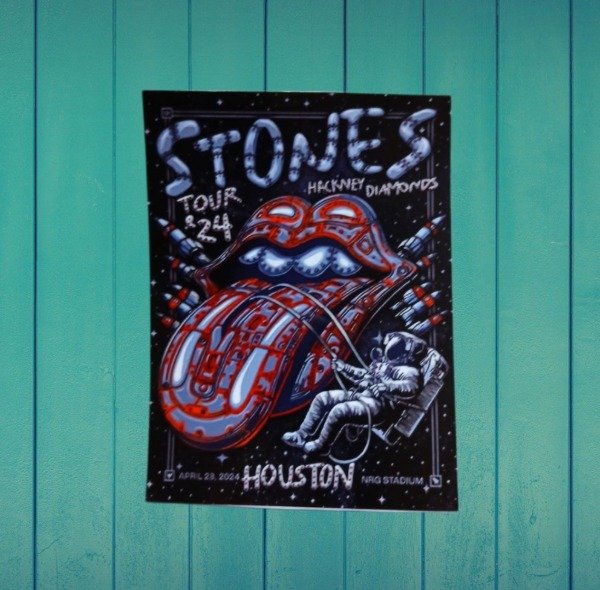 Producto - Stickers rolling stones tour 24 houston