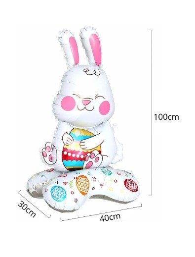 Producto - Globo metalizado silueta "Conejo Sonriente"