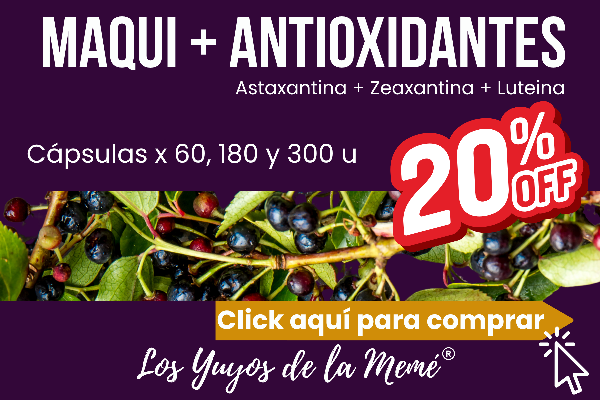Producto - Fusión antioxidante en cápsulas: Maqui + luteína + astaxantina + zeaxantina - 0