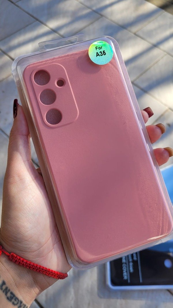 Producto - A35 silicona case rosa