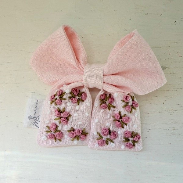 Producto - Moños mini rosado (en stock) - 0