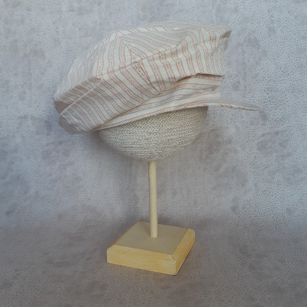 Producto - Gorra Pico de Pato Rayas Natural