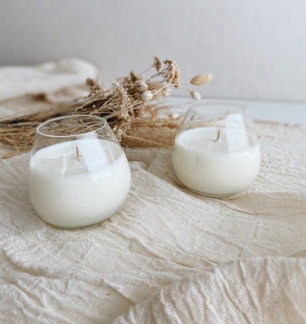 Producto - Vela de soja calma glass