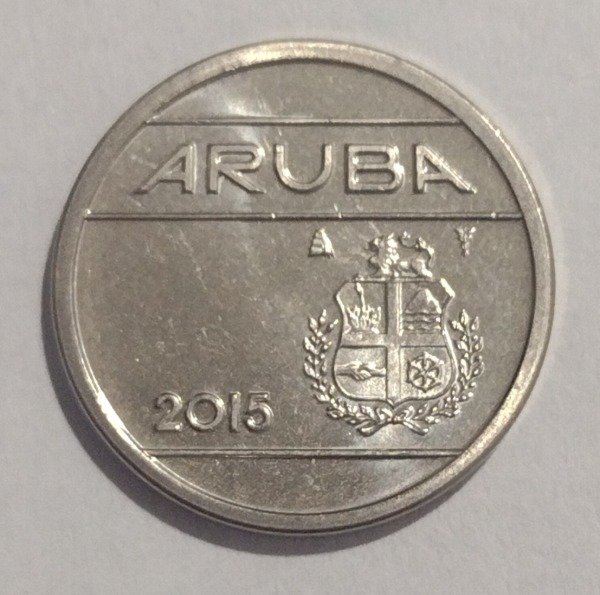 Producto - Aruba 25 cents 2015 - 0