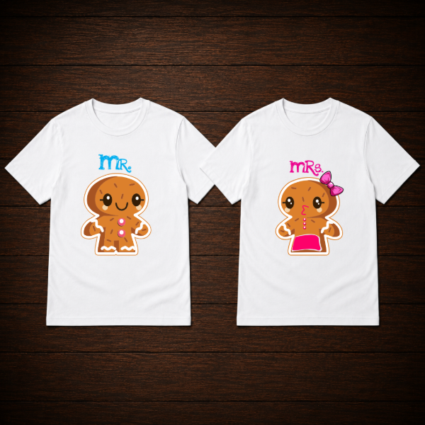 Producto - Remera - Mr y Mrs galletitas (diseños dobles) - 1