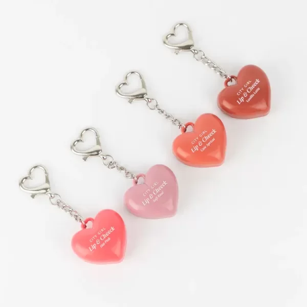 Producto - LABIAL Y RUBOR EN LLAVERO City Girl