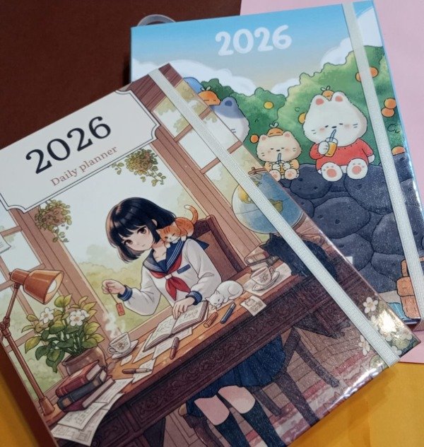Producto - (PREVENTA) Planners 2026 - Gatitos y Estudio + Animalitos Kawaii