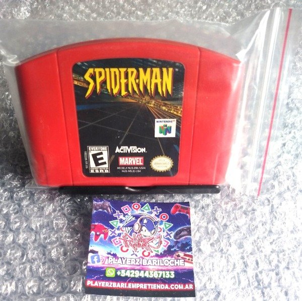 Producto - JUEGO SPIDER-MAN NINTENDO 64 NTSC