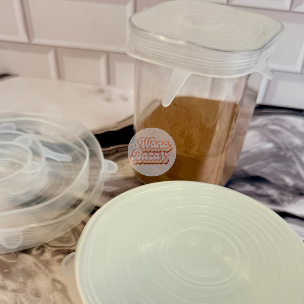 Producto - Set x6 Tapas de Silicona Ajustables