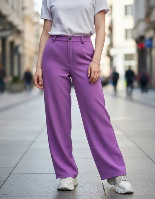 Producto - Pantalon sastrero Libra Lila - 7
