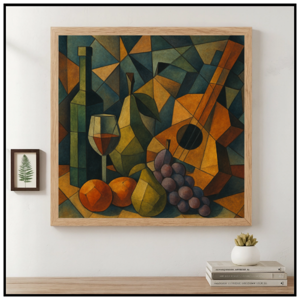 Producto - Cuadro enmarcado 40 x 40 cm - Lámina a elección