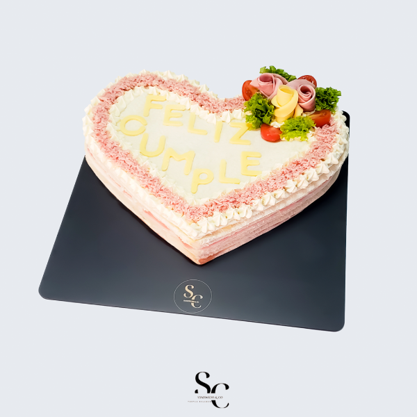 Producto - Torta Sándwich Corazón Clásica