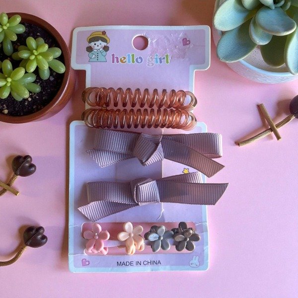 Producto - Kit Hebillas + Mini Broches Variado Marron