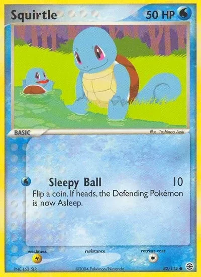 Producto - Squirtle (82/112) [EX: FireRed and LeafGreen]