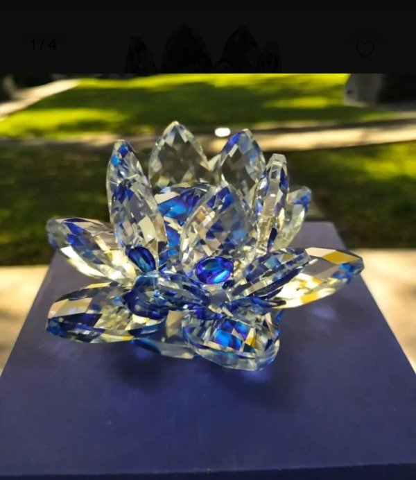Producto - Flor de Loto Cristal tornasolado en Caja