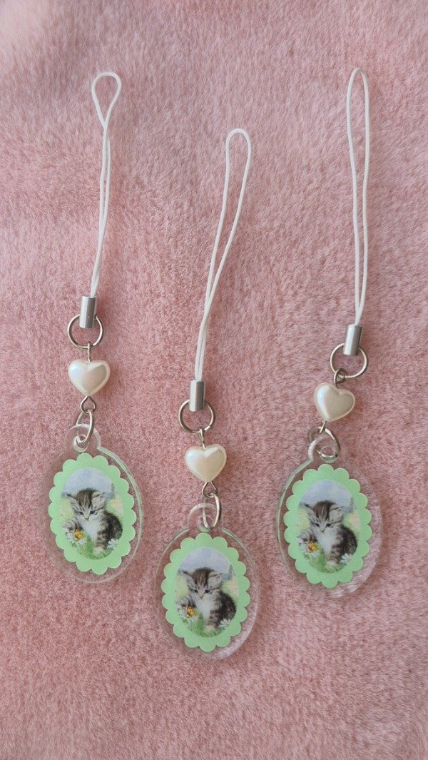 Producto - Charm Gatito Verde