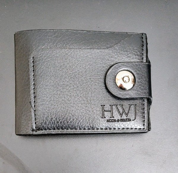 Producto - Billetera Negra con tarjetero externo e interno, billetes 4