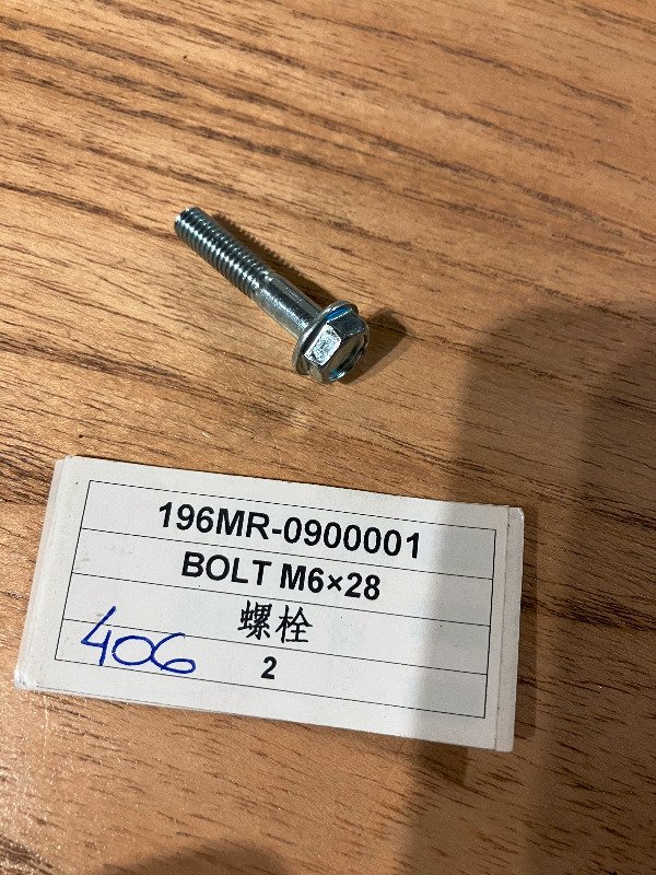 Producto - 406 - Tornillo M6x28 [1824]