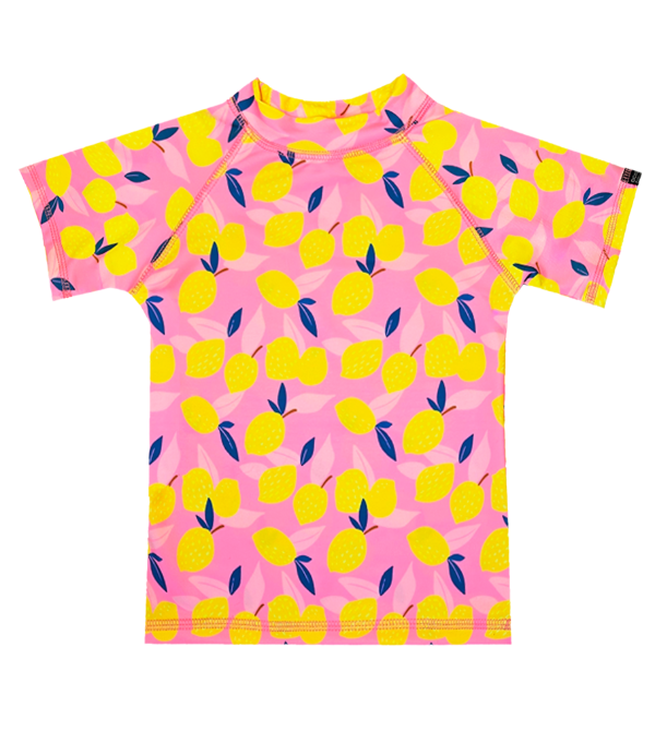 Producto - Remera UV m/c - Limones rosa