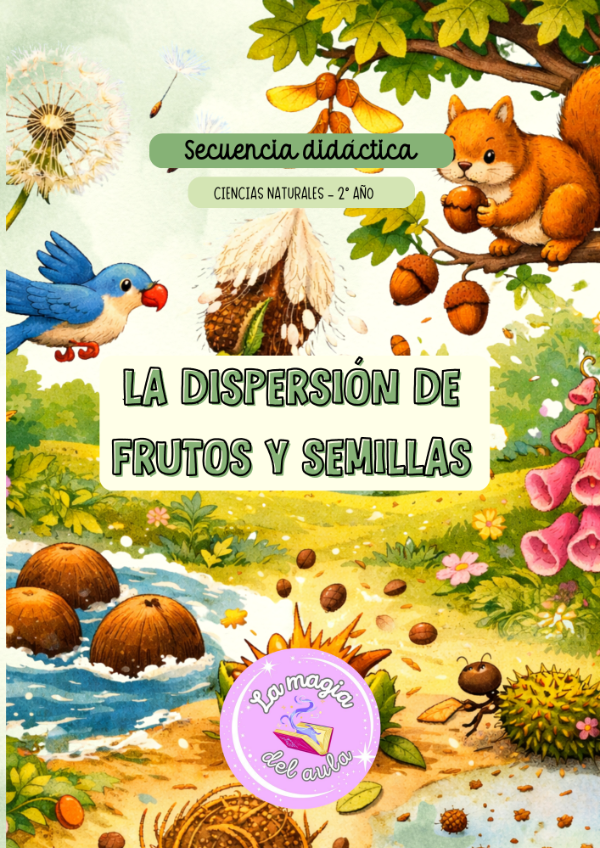 Producto - Secuencia didáctica "La dispersión de frutos y semillas" 2do año
