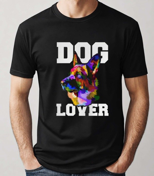 Producto - Remeras Negras Unisex Dog Lovers - 3